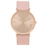 Buy Shop Coach Delancey Gold Dial Pink Leather Strap Watch for Women - 14503332 USA Online