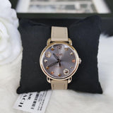 Buy Shop Coach Delancey Grey Dial Grey Leather Strap Watch For Women - 14502797 USA Online