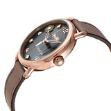 Buy Shop Coach Delancey Grey Dial Grey Leather Strap Watch For Women - 14502797 USA Online