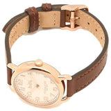 Coach Delancey Cream Dial Brown Leather Strap Watch For Women - 14502751