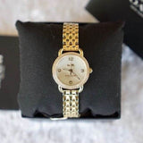 Buy Shop Coach Delancey Mother of Pearl Dial Gold Steel Strap Watch for Women - 14502478 USA Online