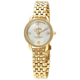 Buy Shop Coach Delancey Mother of Pearl Dial Gold Steel Strap Watch for Women - 14502478 USA Online