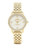 Buy Shop Coach Delancey Mother of Pearl Dial Gold Steel Strap Watch for Women - 14502478 USA Online