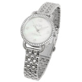 Buy Shop Coach Delancey Mother of Pearl Dial Silver Steel Strap Watch for Women - 14502477 USA Online