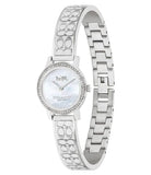 Buy Shop Coach Delancey Mother of Pearl Dial Silver Steel Strap Watch for Women - 14502477 USA Online