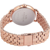 Buy Shop Coach Delancey Mother of Pearl White Dial Rose Gold Steel Strap Watch for Women - 14502479 USA Online