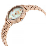 Buy Shop Coach Delancey Mother of Pearl White Dial Rose Gold Steel Strap Watch for Women - 14502479 USA Online