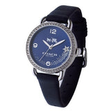 Buy Shop Coach Delancey Navy Blue Dial Blue Leather Strap Watch for Women - 14502668 USA Online