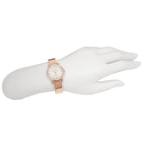 Buy Shop Coach Delancey Silver Dial Rose Gold Steel Strap Watch for Women - 14502355 USA Online