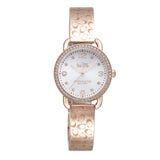 Buy Shop Coach Delancey Silver Dial Rose Gold Steel Strap Watch for Women - 14502355 USA Online