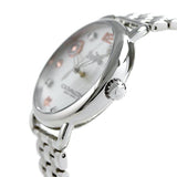 Coach Delancey White Dial Silver Steel Strap Watch for Women - 14502810