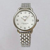 Buy Shop Coach Delancey Slim Silver Dial Silver Steel Strap Watch for Women - 14502781 USA Online