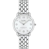 Buy Shop Coach Delancey Slim Silver Dial Silver Steel Strap Watch for Women - 14502781 USA Online