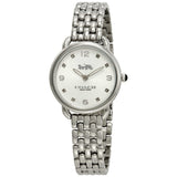 Buy Shop Coach Delancey Slim Silver Dial Silver Steel Strap Watch for Women - 14502781 USA Online