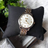 Buy Shop Coach Delancey Slim White Dial Two Tone Steel Strap Watch for Women - 14502784 USA Online