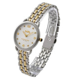 Buy Shop Coach Delancey Slim White Dial Two Tone Steel Strap Watch for Women - 14502784 USA Online