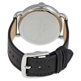 Buy Shop Coach Delancey White Dial Black Leather Strap Watch for Women - 14502714 USA Online