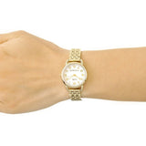Buy Shop Coach Delancey White Dial Gold Steel Strap Watch for Women - 14502241 USA Online