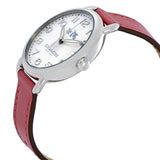 Buy Shop Coach Delancey White Dial Pink Leather Strap Watch for Women - 14502717 USA Online