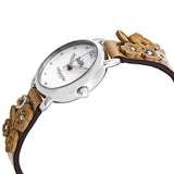 Buy Shop Coach Perry White Dial Brown Floral Leather Strap Watch for Women - 14502873 USA Online