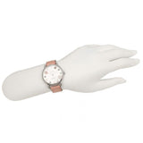 Buy Shop Coach Delancey White Dial Pink Leather Strap Watch for Women - 14502799 USA Online