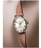 Buy Shop Coach Delancey White Dial Pink Leather Strap Watch for Women - 14502799 USA Online