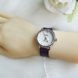 Buy Shop Coach Delancey White Dial Purple Leather Strap Watch for Women - 14502886 USA Online