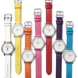 Buy Shop Coach Delancey White Dial Purple Leather Strap Watch for Women - 14502886 USA Online
