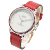 Buy Shop Coach Delancey White Dial Red Leather Strap Watch for Women - 14502878 USA Online