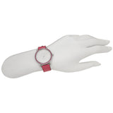 Buy Shop Coach Delancey White Dial Red Leather Strap Watch for Women - 14502879 USA Online