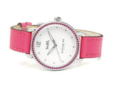 Buy Shop Coach Delancey White Dial Red Leather Strap Watch for Women - 14502879 USA Online