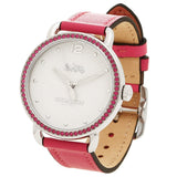 Buy Shop Coach Delancey White Dial Red Leather Strap Watch for Women - 14502879 USA Online