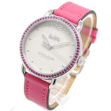 Buy Shop Coach Delancey White Dial Red Leather Strap Watch for Women - 14502879 USA Online