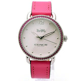 Buy Shop Coach Delancey White Dial Red Leather Strap Watch for Women - 14502879 USA Online