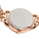 Buy Shop Coach Delancey White Dial Rose Gold Steel Strap Watch for Women - 14502242 USA Online