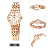 Buy Shop Coach Delancey White Dial Rose Gold Steel Strap Watch for Women - 14502242 USA Online