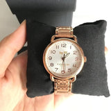 Buy Shop Coach Delancey White Dial Rose Gold Steel Strap Watch for Women - 14502262 USA Online