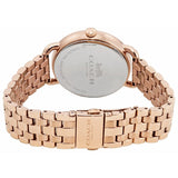 Buy Shop Coach Delancey White Dial Rose Gold Steel Strap Watch for Women - 14502262 USA Online