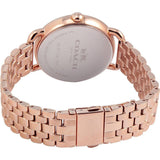 Buy Shop Coach Delancey White Dial Rose Gold Steel Strap Watch for Women - 14502262 USA Online
