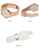Buy Shop Coach Delancey White Dial Rose Gold Steel Strap Watch for Women - 14502497 USA Online