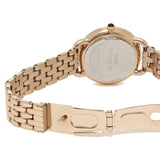 Buy Shop Coach Delancey White Dial Rose Gold Steel Strap Watch for Women - 14502783 USA Online