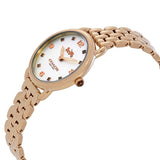 Buy Shop Coach Delancey White Dial Rose Gold Steel Strap Watch for Women - 14502783 USA Online