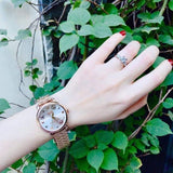 Buy Shop Coach Delancey White Dial Rose Gold Steel Strap Watch for Women - 14502811 USA Online