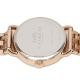 Buy Shop Coach Delancey White Dial Rose Gold Steel Strap Watch for Women - 14502811 USA Online