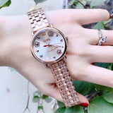 Buy Shop Coach Delancey White Dial Rose Gold Tone Stainless Steel Watch For Women - 14502811 USA Online
