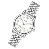 Buy Shop Coach Delancey White Dial Silver Steel Strap Watch for Women - 14502240 USA Online
