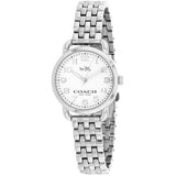 Buy Shop Coach Delancey White Dial Silver Steel Strap Watch for Women - 14502240 USA Online