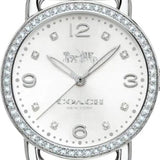 Buy Shop Coach Delancey White Dial Silver Steel Strap Watch for Women - 14502353 USA Online