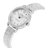 Buy Shop Coach Delancey White Dial Silver Steel Strap Watch for Women - 14502353 USA Online