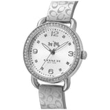 Buy Shop Coach Delancey White Dial Silver Steel Strap Watch for Women - 14502353 USA Online